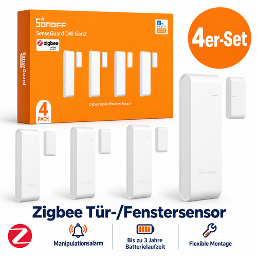 Sonoff snzb 04pr2 zigbee - 4×, snzb-04pr2