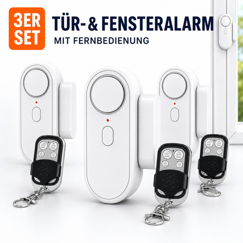 3er set türalarm fensteralarm - türalarm,