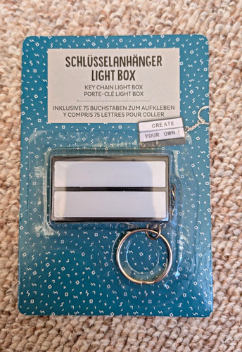 Taschenalarm blau weiß - taschenalarm, blau/weiß