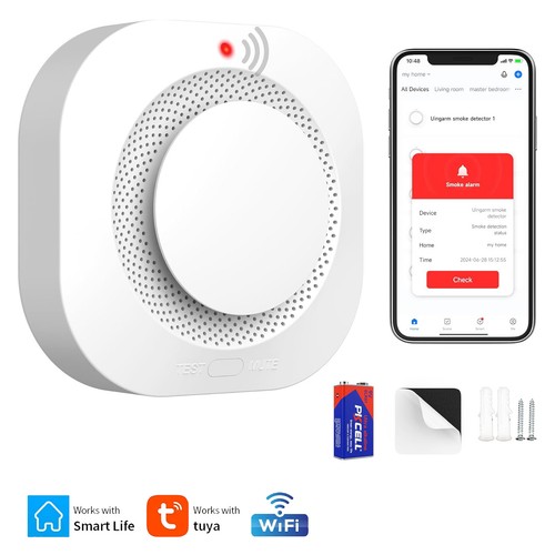 Wifi tuya rauchmelder - app, push