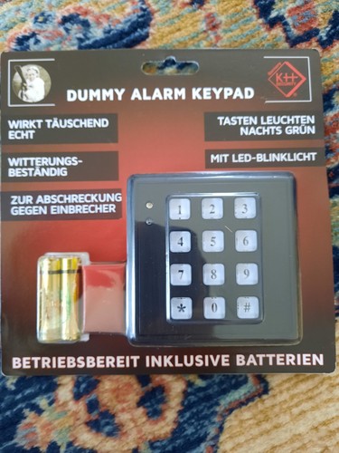 Dummy alarm keypad - dummy,