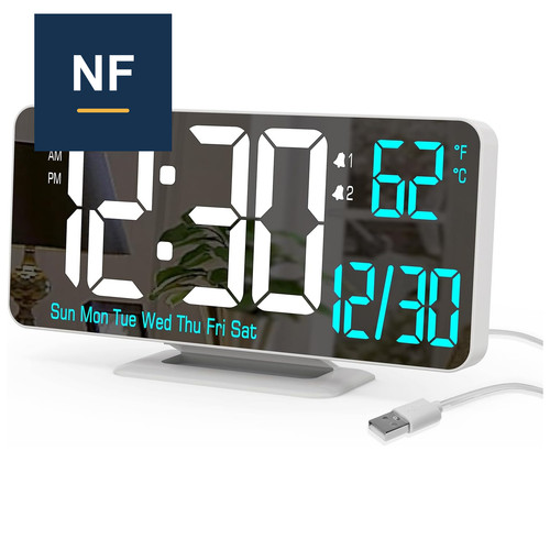 Digitale led uhr zoll - 6,7,