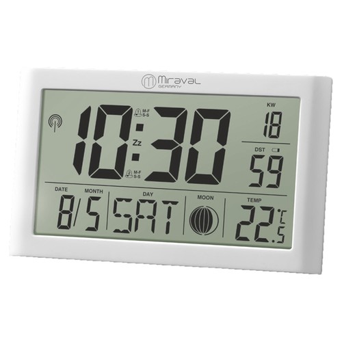 Lcd digitale funkwanduhr - digitale,
